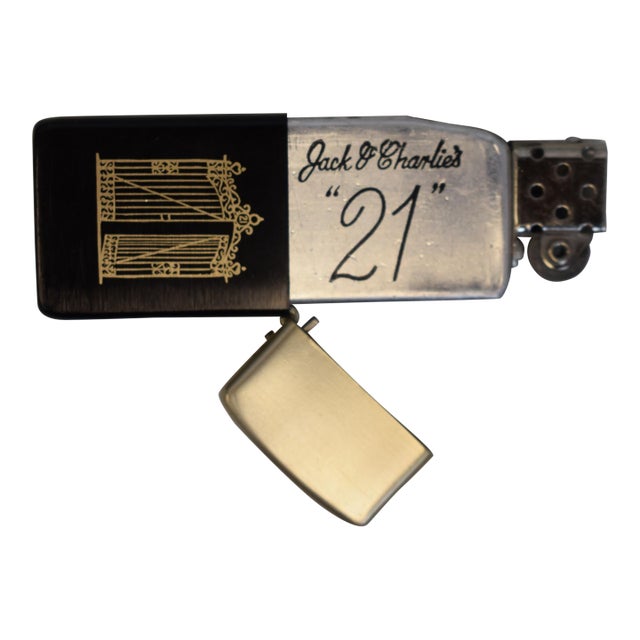 The "21" Club Lighter For Sale