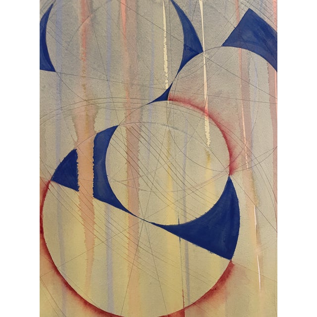 Abstract 1990s Abstract Painting by Ebersold For Sale - Image 3 of 4