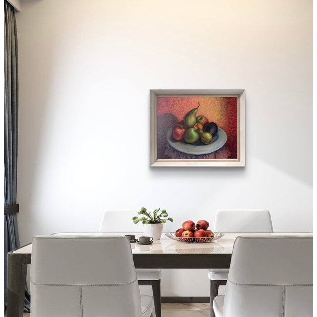 Discover the timeless charm of still life with this original acrylic painting by Ukrainian artist Kateryna Perederiy....