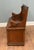 Wood Jacobean Revival Oak Monk's Settle Bench, 1910s For Sale - Image 7 of 8
