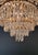 Antique Crystal Basket Chandelier Empire Style Brass 4 Lights Circa 1920 For Sale - Image 6 of 9