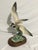 Vintage Coastal Bird Sculpture With Waves on Wooden Base For Sale - Image 4 of 5