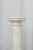 Postmodern White Marble Pedestal Stand, 1980s For Sale - Image 3 of 5