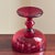 1960s Ruby Red Coupe Glasses - Set of 5 For Sale - Image 4 of 11