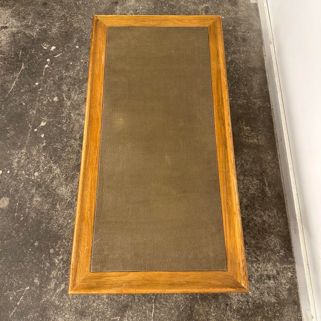 1950s Jack Van Der Molen Oak Coffee Table For Sale - Image 10 of 10