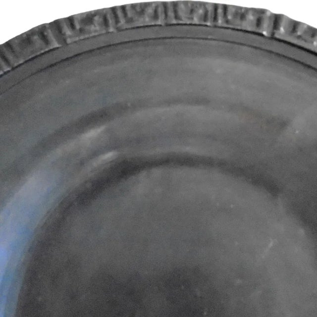 Vintage 1950’s Bronze and Marble Ornamental Pedestal Centerpiece For Sale - Image 4 of 5