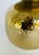 Timeless and warm Medium Hammered Metal Brass Vase, showroom floor sample