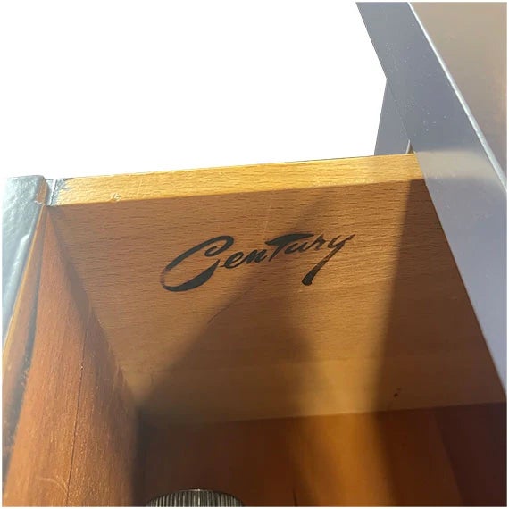 Century Furniture 58" Finished 2 Door 4 Drawer Century Vintage Buffet For Sale - Image 4 of 4