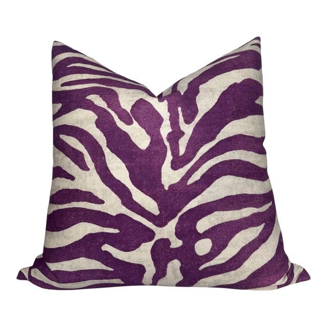 Serengeti Pillow Cover in Purple, 22x22 Pillow For Sale