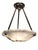 1930s French Art Deco Alabaster Pendant Light, White W/ Charcoal Grey Veining For Sale - Image 17 of 17