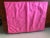 Vintage Hot Pink and White Hand Sewn Quilt Pillow Case For Sale In Boise - Image 6 of 6