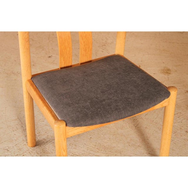 1970s Mid-Century Danish Oak Dining Chairs by Hans J. Frydendal for Boltinge, 1970s, Set of 4 For Sale - Image 5 of 13