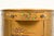 Imperial Furniture Regency Chinoiserie Gold Lacquered Hand Painted Demilune Console or Bar Cabinet, Circa 1940s For Sale In South Bend - Image 6 of 14