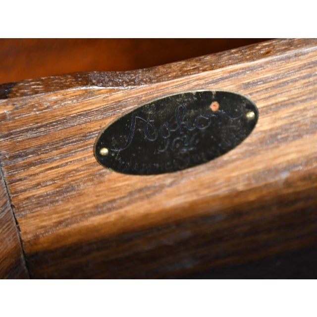 1920s Antique Sohan Ny English Sheraton Solid Mahogany Server / Buffet For Sale - Image 15 of 18