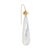 Mother of Pearl Raindrop Earrings, Pair For Sale - Image 4 of 7