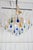 Metal Mid-Century Modern Murano Blown Glass Chandelier, 1960s For Sale - Image 7 of 12