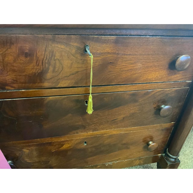 Early 19th Century Empire Style Small Chest of Drawers For Sale In New York - Image 6 of 12