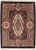 Aubusson Design Vintage Hand Knotted Wool Area Rug Size: 8' 9" x 11' 9"