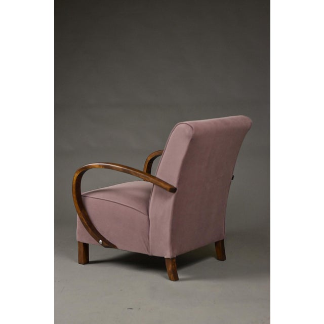 Art Deco Lounge Chair, Poland, 1930s For Sale - Image 10 of 11