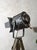 Wood Barndoor Theater Spotlight Floor Lamp on Bundeswehr Tripod from A.E. Cremer, Paris, 1950s For Sale - Image 7 of 17