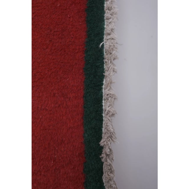 Turkish Red Lion Rug For Sale - Image 11 of 12