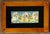 Vintage 1999 tempera painting on Terra cotta tile by artist Paolo Grinaldi. In original custom made ornate wood frame. The...