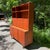 Mid 20th Century Danish Modern Two-Piece Bookshelf With Drop-Down Secretary Desk Top For Sale In Cleveland - Image 6 of 12