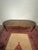 1990s Timeless Criss Cross Inlaid Dining Room Table With Three Leaves For Sale In New York - Image 6 of 10