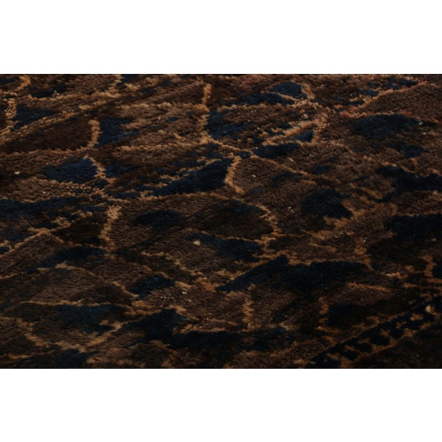 Rug & Kilim Antique Persian Baluch Rug in Indigo With Geometric Tribal Pattern | Rug & Kilim For Sale - Image 4 of 8