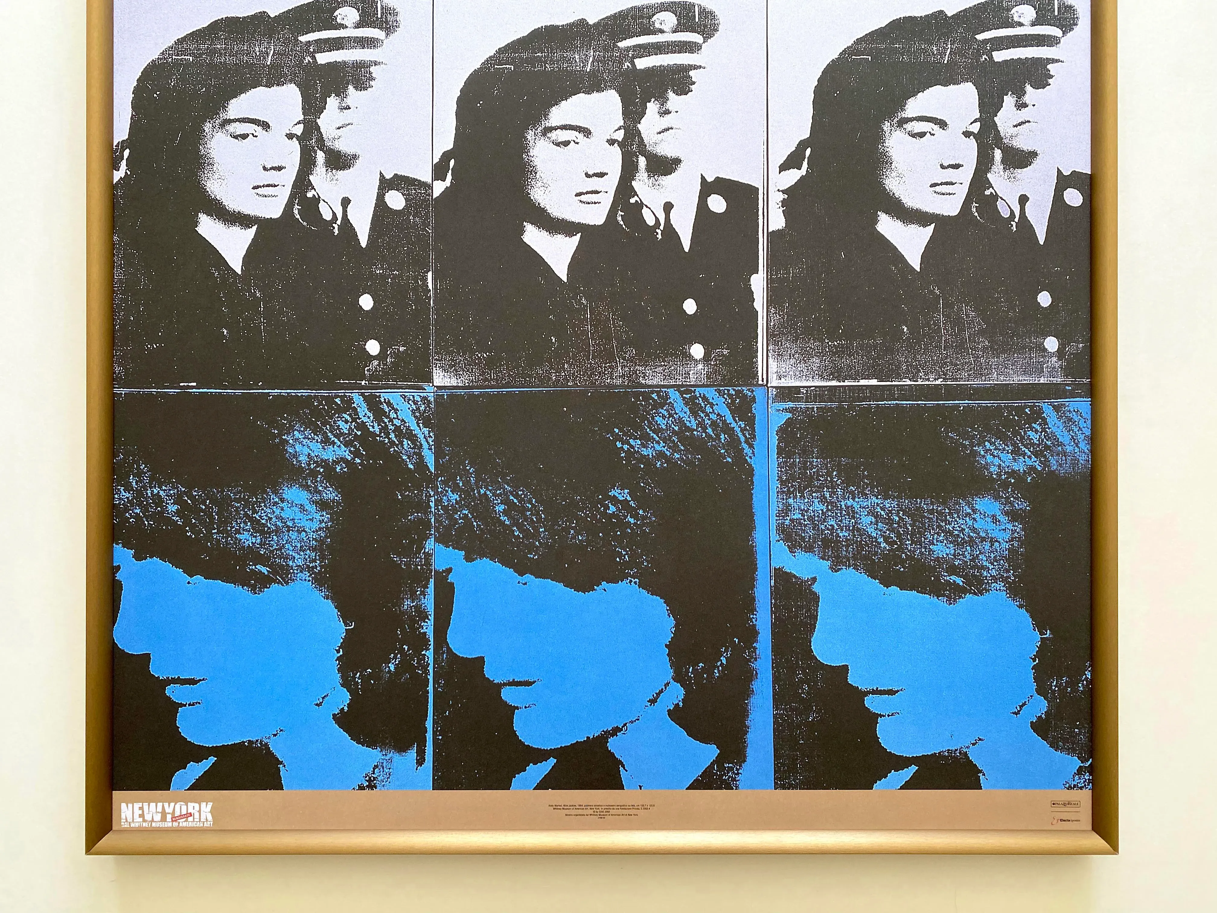Andy Warhol Pop Art Offset Lithograph Print Framed Italian