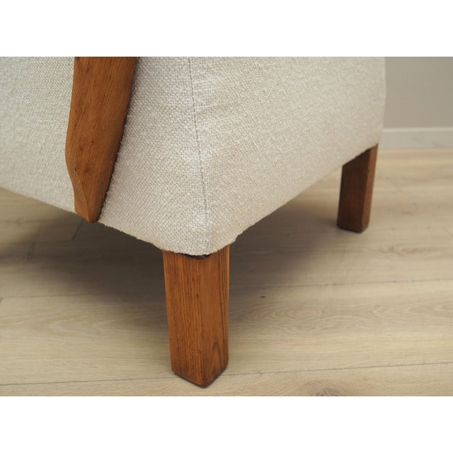 Vintage Art Deco Oak Chair, 1950s For Sale - Image 11 of 17