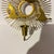 1960s 1960s Mid Century Modern Atomic Gold Metal Flying Geese Sunburst Wall Candle Sconce 1 Piece For Sale - Image 5 of 11