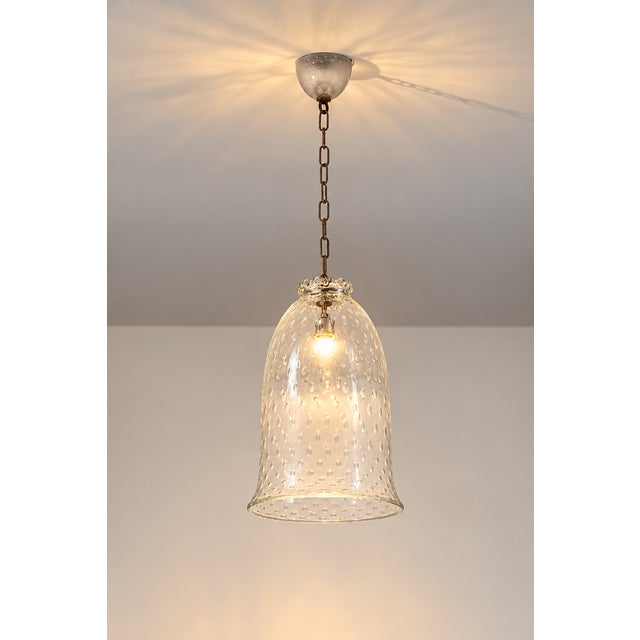 Vintage Bulicante Glass Pendant Lamp from Barovier & Toso, 1950s, in Good conditions. Designed 1950 to 1959 I have...