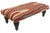 Modern Handmade Kilim Upholstered Ottoman For Sale - Image 10 of 10