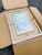 Port 68 Bedford Wall Mirror in Sand Ostrich Fabric/Gold *In Box* For Sale In Portland, ME - Image 6 of 7