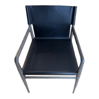 Enrico Pellizzoni “Ledermann” Armchair by Tom Kelley For Sale