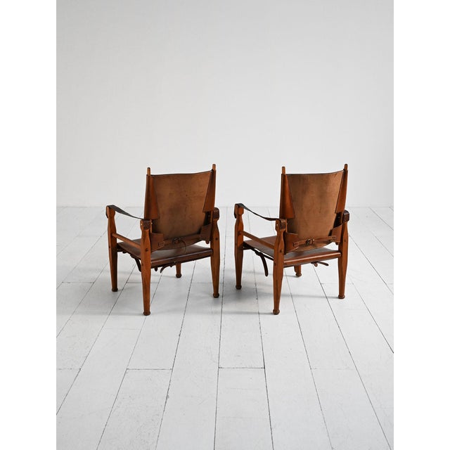 Safari Chairs, 1950s, Set of 2 For Sale - Image 3 of 11