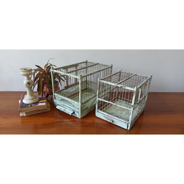 Decorative Cages, 1950s, Set of 2 For Sale - Image 15 of 17