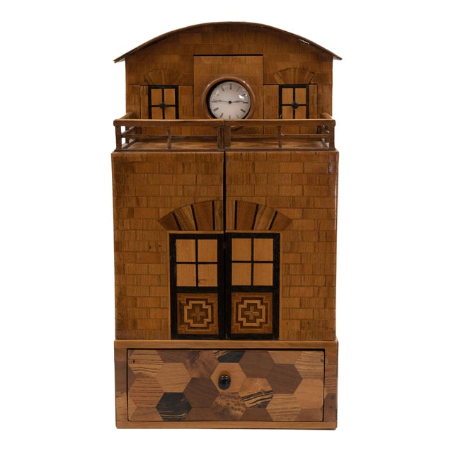 Early 20th Century Japanese Wood House/Men’s Dressing Box For Sale - Image 13 of 13