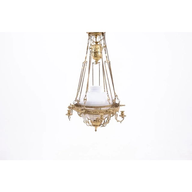 Brass Chandelier, Early 20th Century For Sale - Image 14 of 14