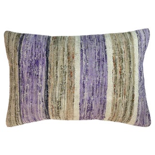 Anatolian Handwoven Kilim Cushion Cover For Sale