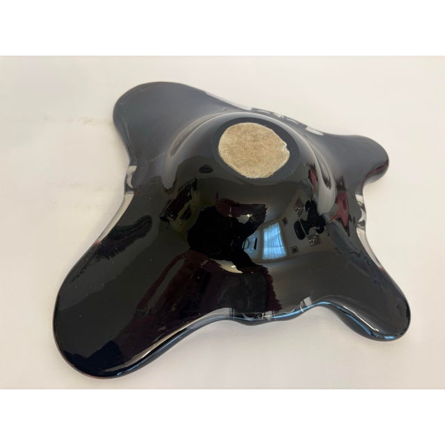 Mid-Century Modern Murano Vintage Butterfly Ashtray For Sale - Image 3 of 5