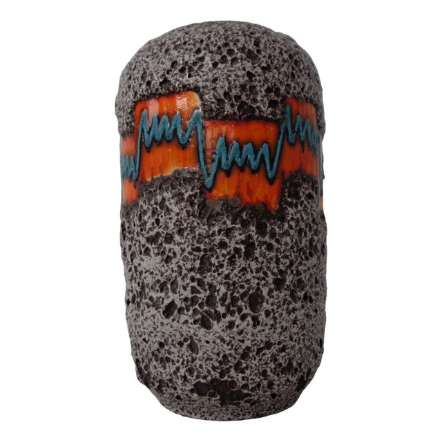 Large Pop Art Lava Ceramic 546-40 Vase from Scheurich, Germany, 1970s For Sale