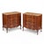 Italian Carved Walnut Rouge Marble Top Commode With French Styling For Sale - Image 9 of 9
