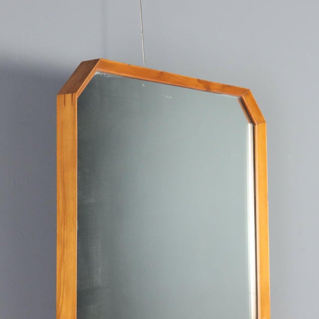 Vintage Mirror with Walnut Frame, 1960s For Sale - Image 3 of 8