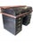 1950s Industrial Roll-Top Metal Tanker Desk With Brass Detailing For Sale In New York - Image 6 of 7