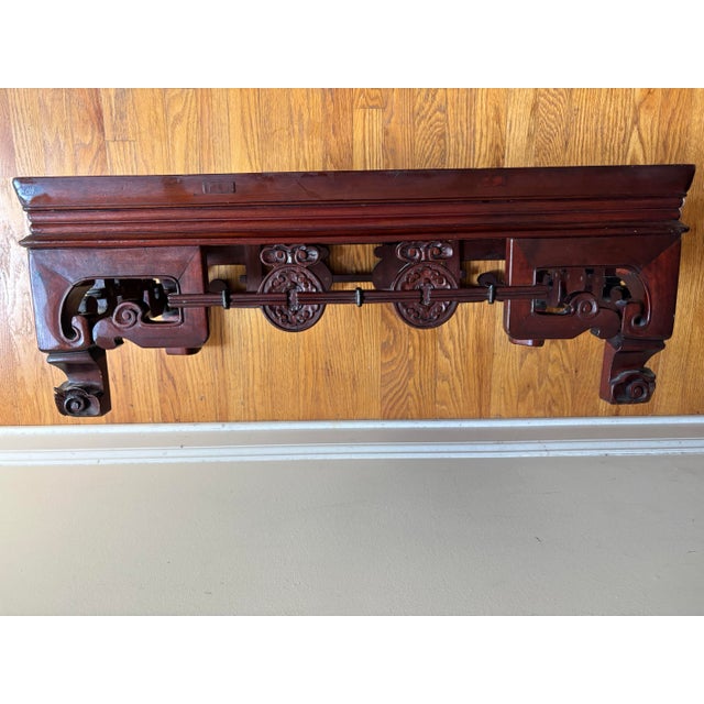 Wood Vintage Chinese Ming Style Rosewood Low Accent Table For Sale - Image 7 of 10