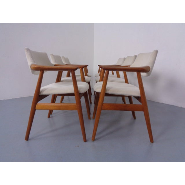 GM11 Teak Armchairs by Svend Aage Eriksen for Glostrup, Denmark, 1960s, Set of 6 For Sale - Image 10 of 18