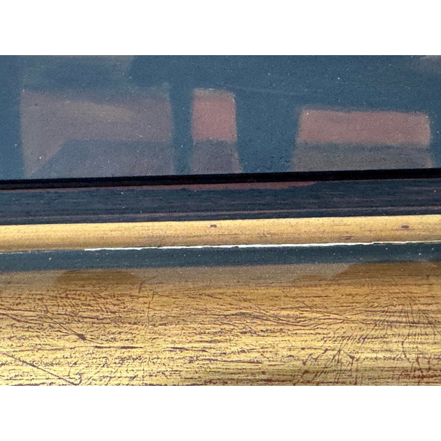 Mid-Century Modern 1990s “At the Ritz” (Ritz 1) Original Ramón Lombarte Oil on Masonite 9x14” +Frame Coa For Sale - Image 3 of 8