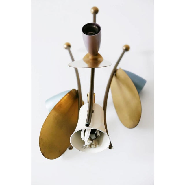 German 3-Arm Sputnik Flush Mount or Ceiling Lamp, 1950s For Sale - Image 17 of 18
